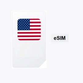 כרטיס eSIM לארצות הברית בנפח 70 גיגה למשך 30 יום